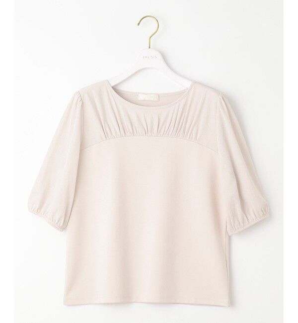 any SiS「シアーコンビ プルオーバー」|Tシャツ・カットソー|アイボリー