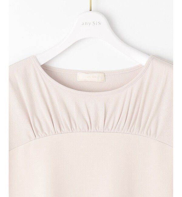 any SiS「シアーコンビ プルオーバー」|Tシャツ・カットソー|