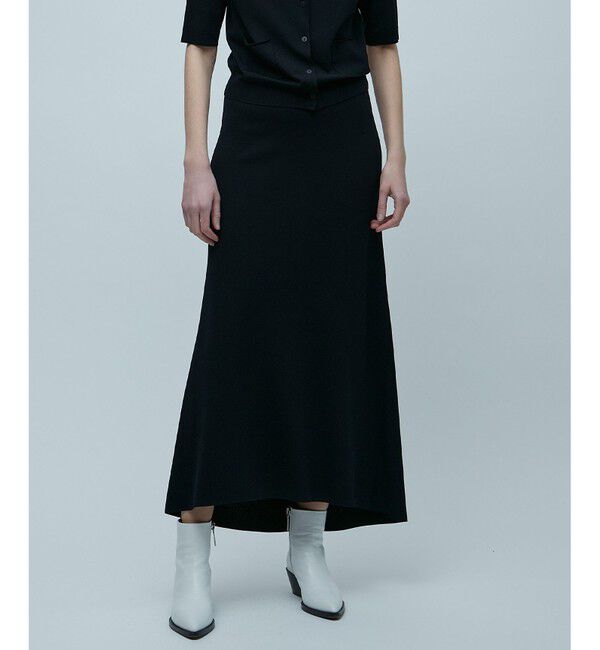 BEIGE,「VALOIS / ニットスカート」|スカート|Navy