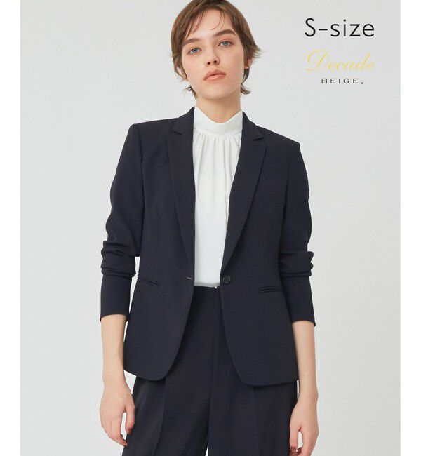 BEIGE,「【S-size】CINDY / テーラードジャケット」|テーラードジャケット|Navy
