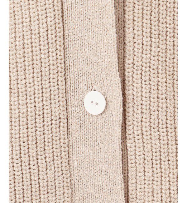 BEIGE,「COME / ジレカーディガン」|カーディガン|