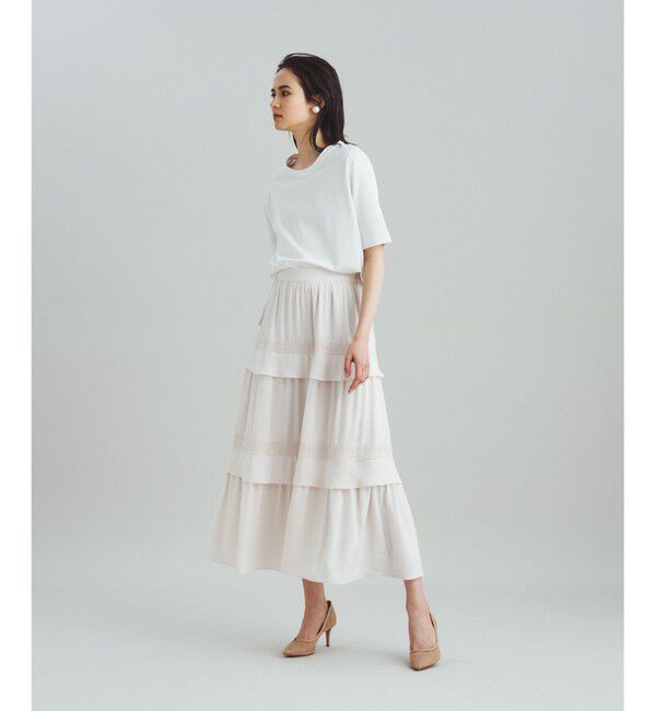 Grace Class「トリアセレースフリルスカート」|スカート|キナリ