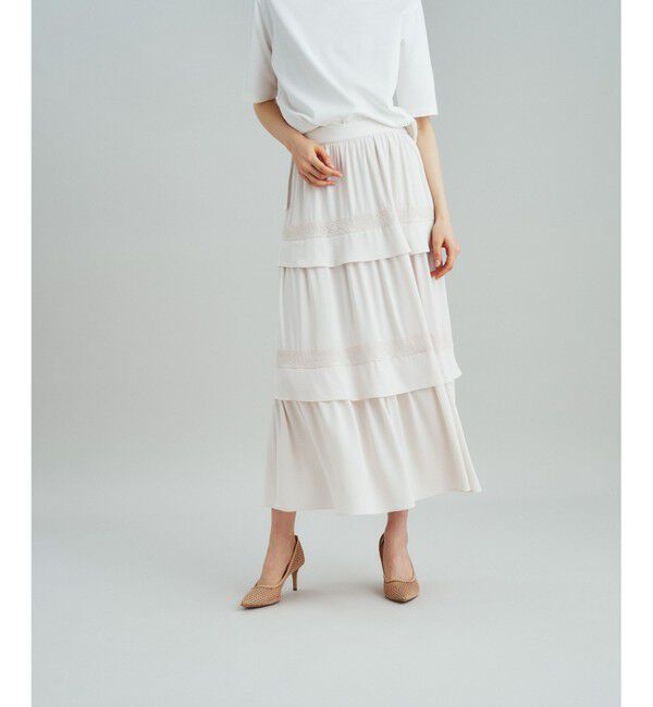 Grace Class「トリアセレースフリルスカート」|スカート|