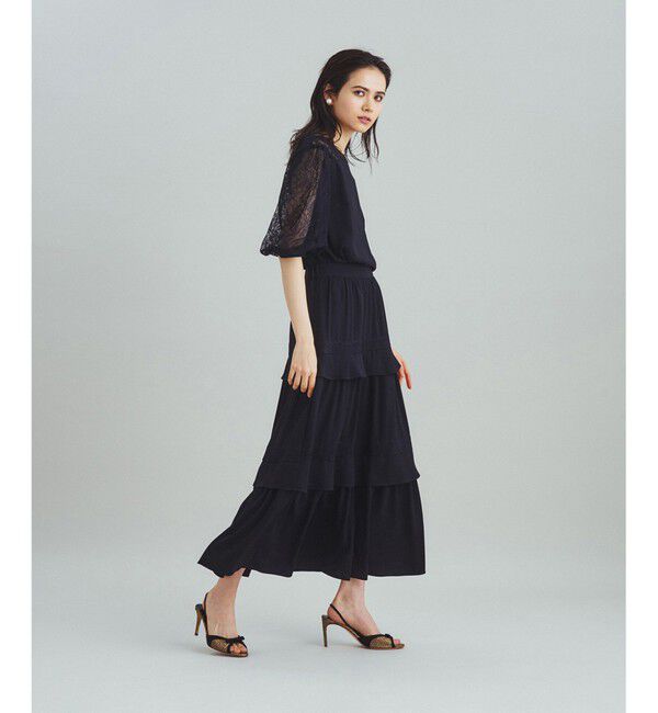 Grace Class「トリアセレースフリルスカート」|スカート|ブラック