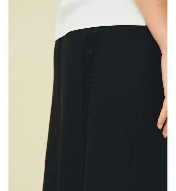 GRACE CONTINENTAL「フェイクスウェードニットスカート」|スカート|