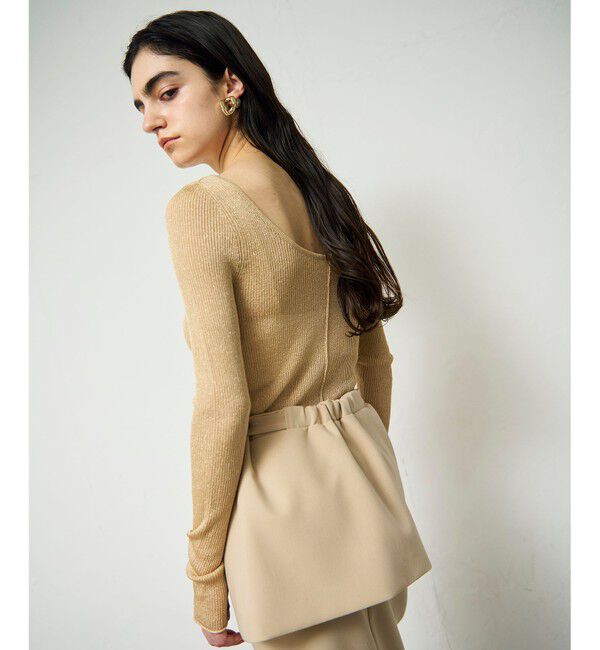 Grace Class「ラメシアーリブニットトップ」|ニット・セーター|