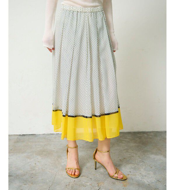 Grace Class「ドットBOXタックスカート」|スカート|
