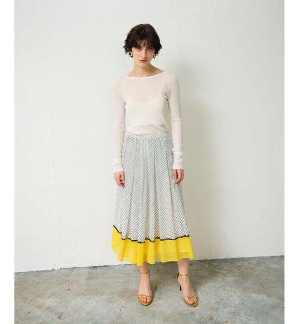 Grace Class「ドットBOXタックスカート」|スカート|