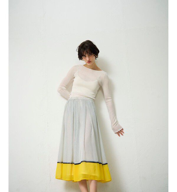 Grace Class「ドットBOXタックスカート」|スカート|