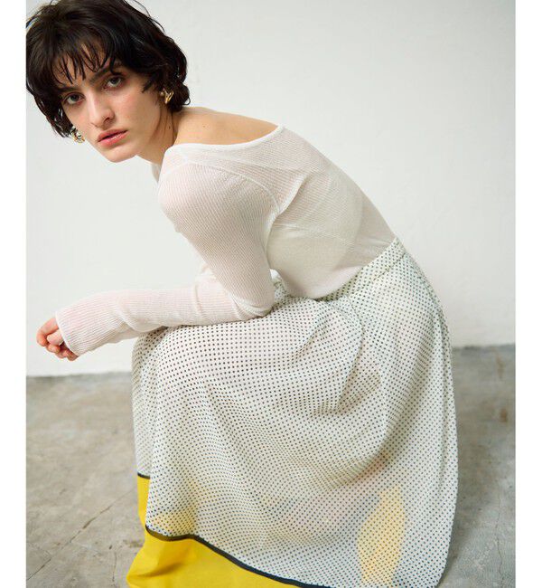 Grace Class「ドットBOXタックスカート」|スカート|