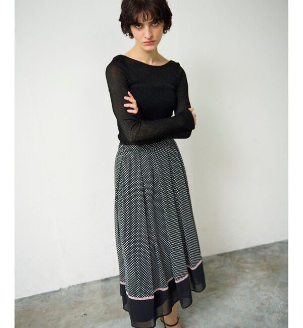 Grace Class「ドットBOXタックスカート」|スカート|