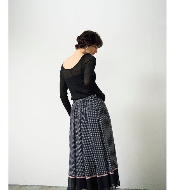 Grace Class「ドットBOXタックスカート」|スカート|