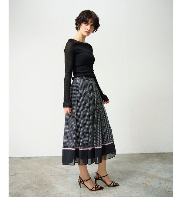 Grace Class「ドットBOXタックスカート」|スカート|