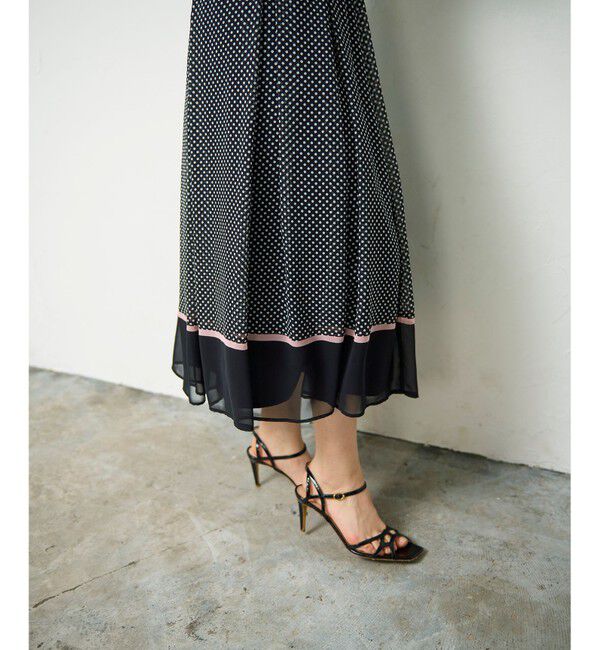 Grace Class「ドットBOXタックスカート」|スカート|