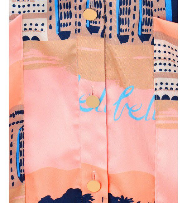 Grace Class「マリンプリントシャツドレス」|ワンピース|