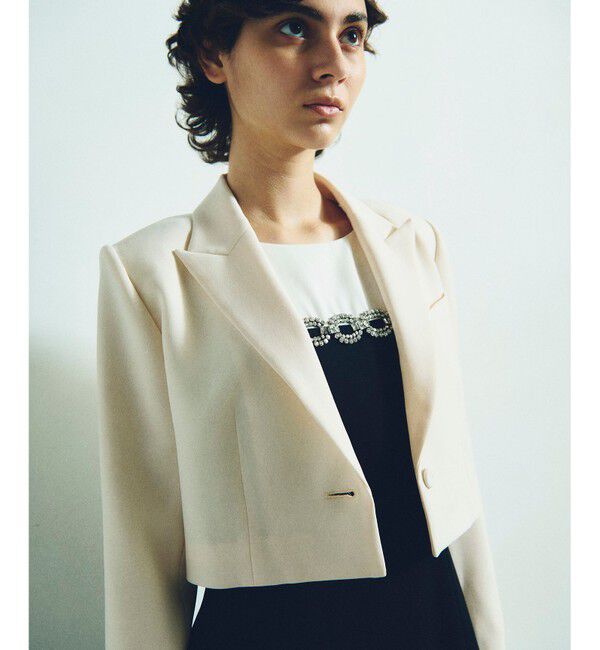 Grace Class「トリアセショート丈ジャケット」|テーラードジャケット|