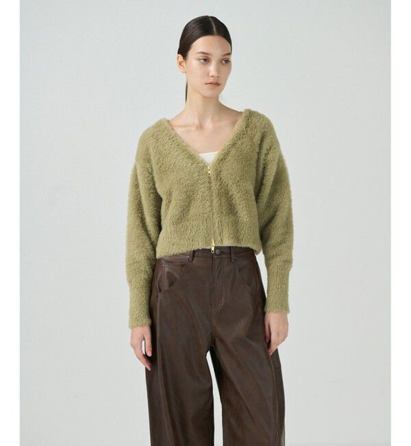 Diagram「フェザーzipニットカーディガン」|カーディガン|