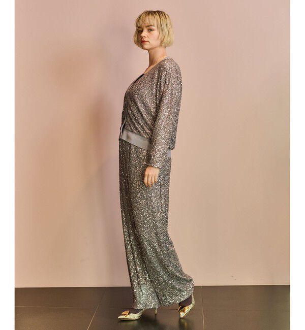 Grace Class「スパンコールニットパンツ」|その他|