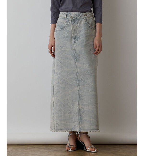  「ピグメントタイトスカート」|スカート|ブルー