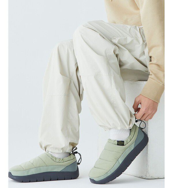 LACOSTE「メンズ SERVE SLIPPER 224 2 CMA / 中綿キルティング スリッポン」|ロングブーツ|ライトグリーン