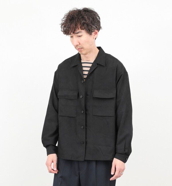 NOLLEY'S goodman「ポリスエード シャツブルゾン 25AW」|ブルゾン・スタジャン|