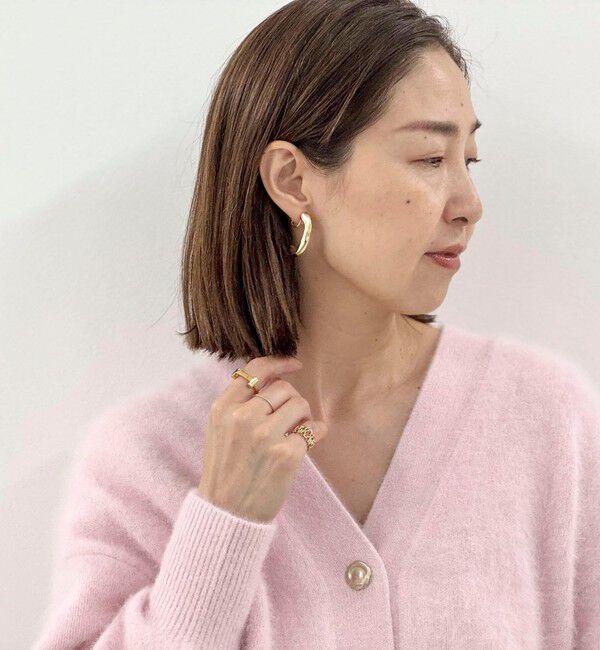 grace grace「【grace grace/グラスグラス】ロックC型イヤリング」|イヤリング|