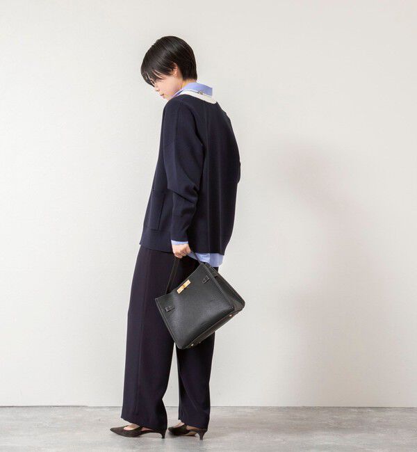 NOLLEY'S sophi「【一部WEB限定カラー】《手洗い可能》スムース編みVネックカーディガン」|カーディガン|