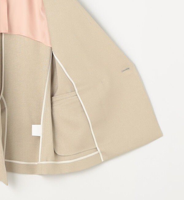 NOLLEY'S「ウォッシャブルハイスペック麻調ダブルジャケット」|テーラードジャケット|