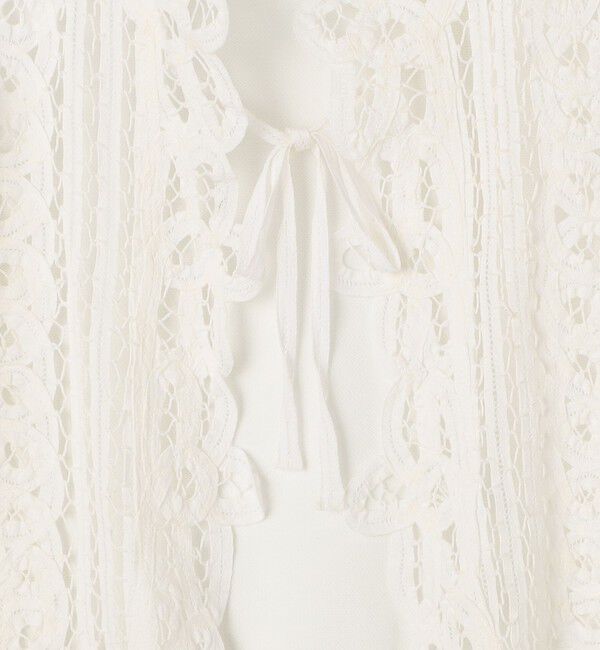 NOLLEY'S「《手洗い可能》バテンレースジレ」|ベスト・ジレ|