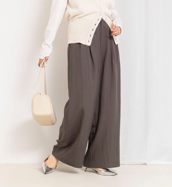 NOLLEY'S「【WEB＆一部店舗限定サイズアイテム】ウォッシャブルセルロースワイドパンツ」|その他|