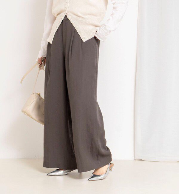 NOLLEY'S「【WEB＆一部店舗限定サイズアイテム】ウォッシャブルセルロースワイドパンツ」|その他|