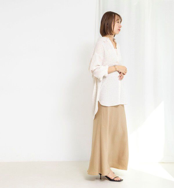 NOLLEY'S「45th limited edition MY STANDARD【WEB＆一部店舗限定】グリッターシャツ」|シャツ・ブラウス|