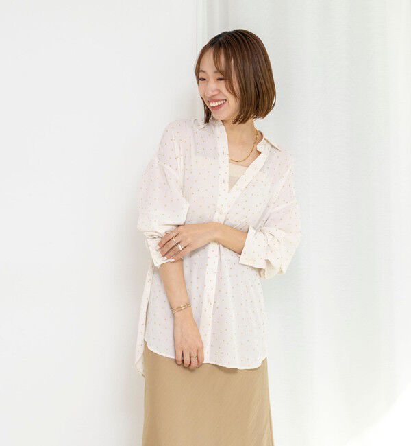 NOLLEY'S「45th limited edition MY STANDARD【WEB＆一部店舗限定】グリッターシャツ」|シャツ・ブラウス|