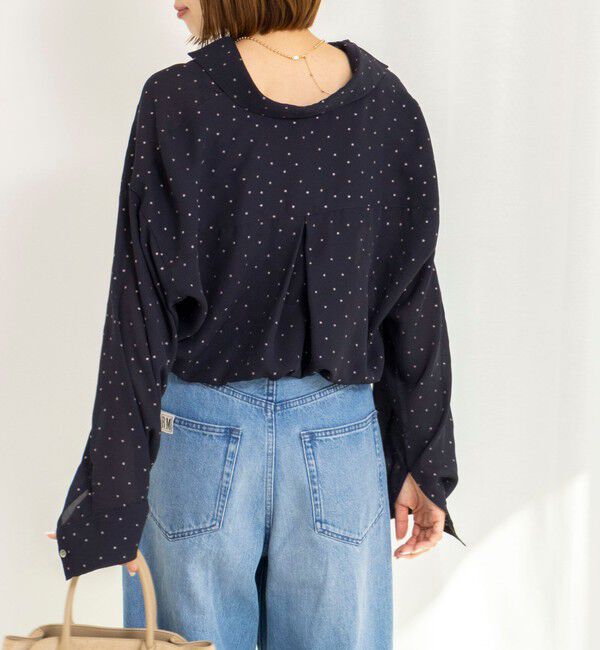 NOLLEY'S「45th limited edition MY STANDARD【WEB＆一部店舗限定】グリッターシャツ」|シャツ・ブラウス|