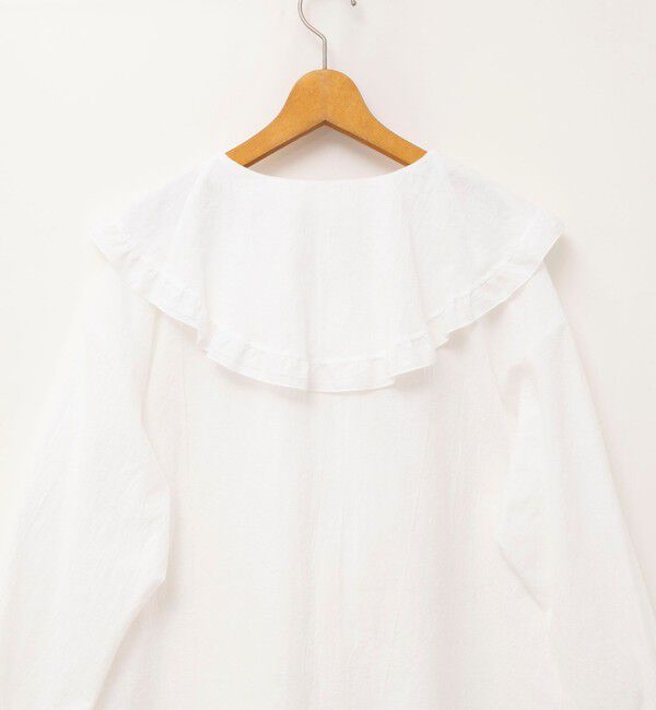 NOLLEY'S「ウォッシャブルラッフルカラーブラウス」|シャツ・ブラウス|