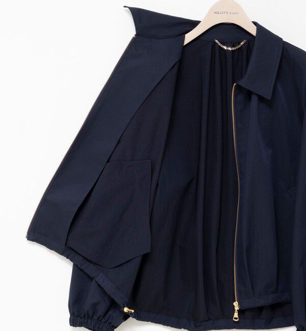 NOLLEY'S sophi「ウォッシャブルツイルライトジップアップブルゾン」|ブルゾン・スタジャン|