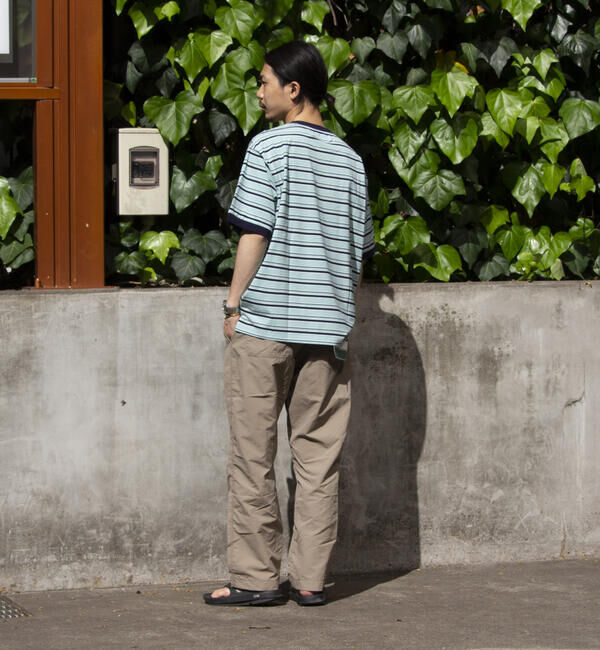 GLOSTER「【GLOSTER/グロスター】マルチボーダー リンガーTシャツ」|Tシャツ・カットソー|