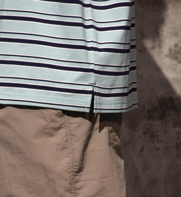 GLOSTER「【GLOSTER/グロスター】マルチボーダー リンガーTシャツ」|Tシャツ・カットソー|