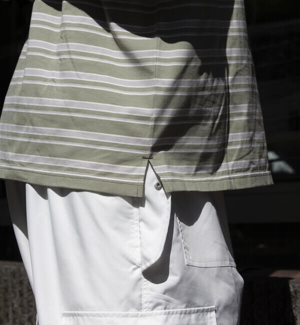 GLOSTER「【GLOSTER/グロスター】マルチボーダー リンガーTシャツ」|Tシャツ・カットソー|