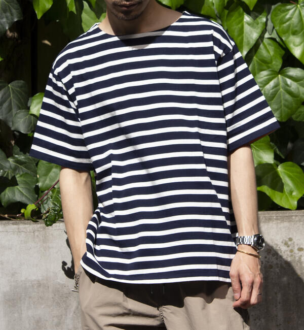 GLOSTER「【GLOSTER/グロスター】バスクシャツ ボーダーTシャツ ショートスリーブ」|Tシャツ・カットソー|