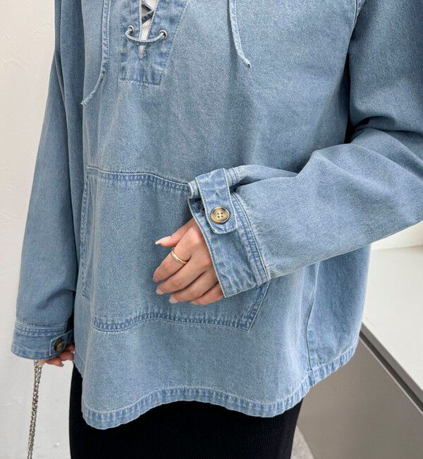 fredy emue「デニムアノラック」|シャツ・ブラウス|