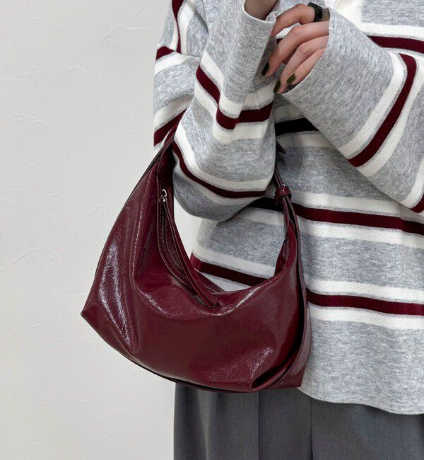 fredy emue「2WAYベルトハンドルバッグ」|ショルダー・メッセンジャー|レッド