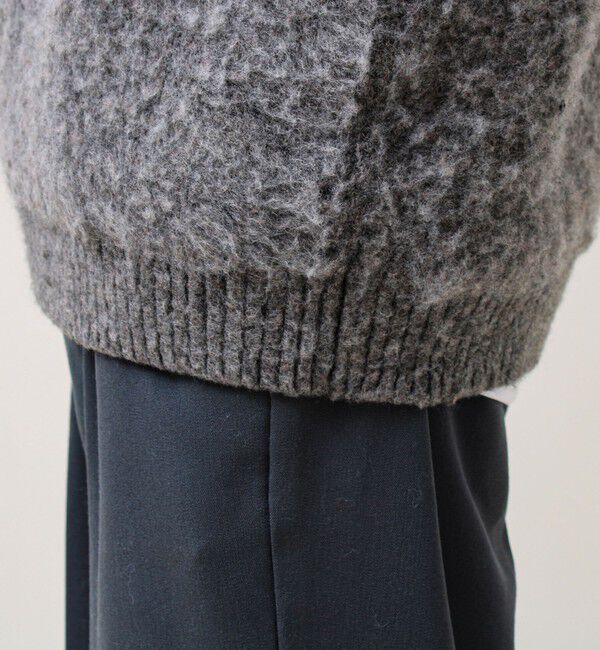 GLOSTER「【モヘアタッチ/ユニセックス対応】ヘンリーネックプルオーバーニット」|ニット・セーター|