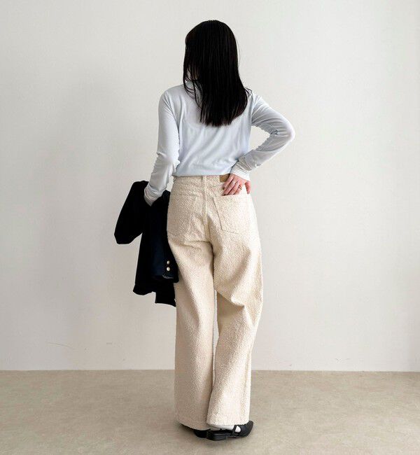 fredy emue「ループジャガードデニムパンツ」|デニム|