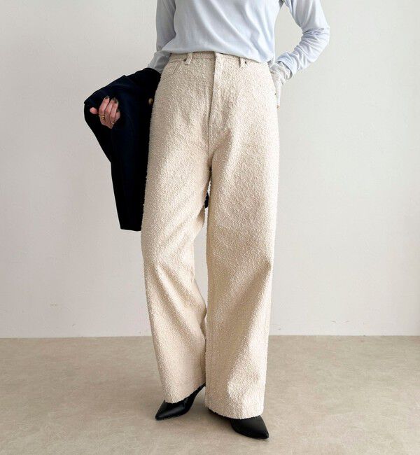 fredy emue「ループジャガードデニムパンツ」|デニム|