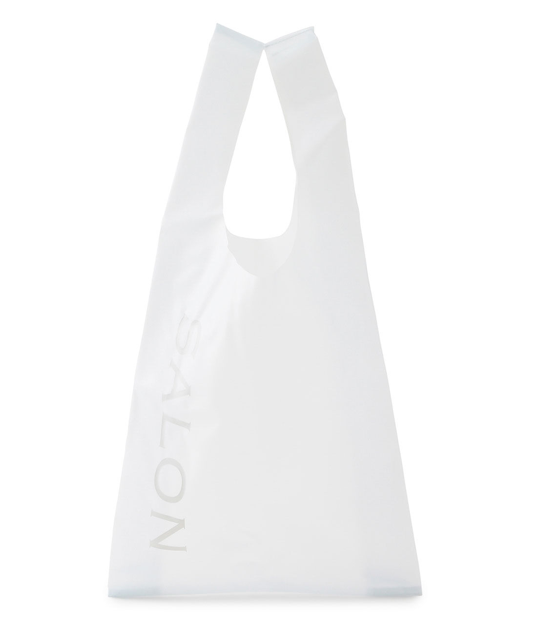 SALON adam et rope'「【SALON adam et rope'オリジナル】PVCマルシェバッグ」|ハンドバッグ|ホワイト(10)