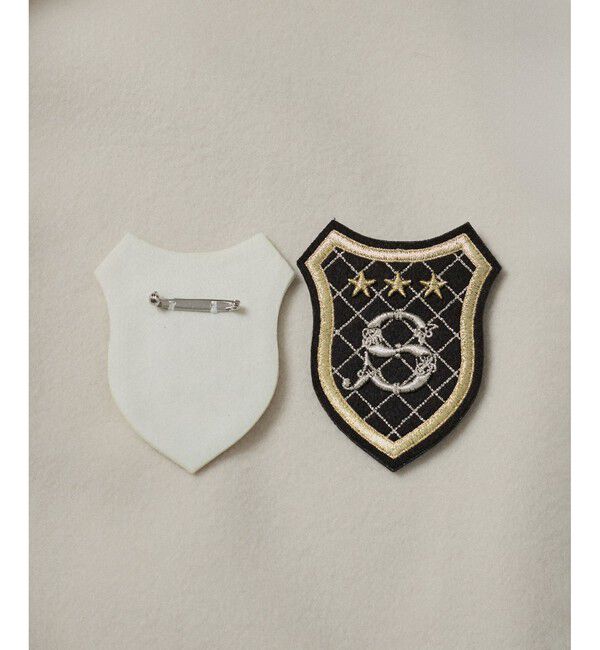 SALON adam et rope'「刺繍ワッペンブローチ＜S＞」|ブローチ・コサージュ|