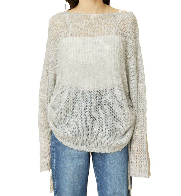 VIS「モヘアタッチシアーニット」|ニット・セーター|