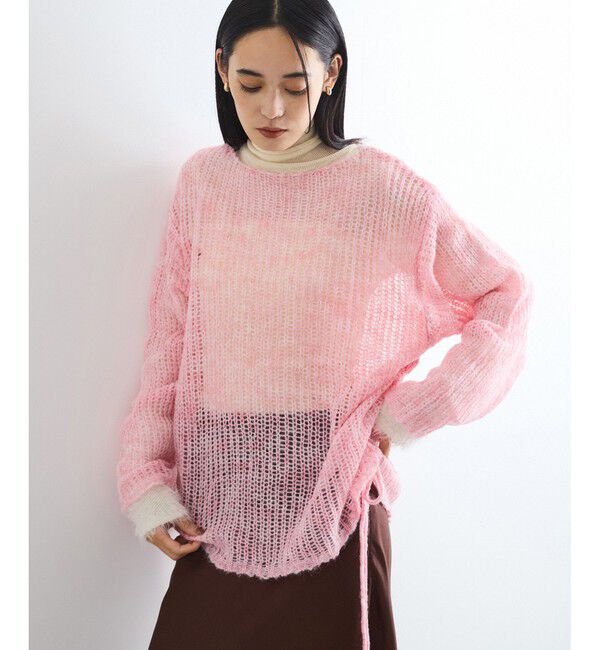 VIS「モヘアタッチシアーニット」|ニット・セーター|