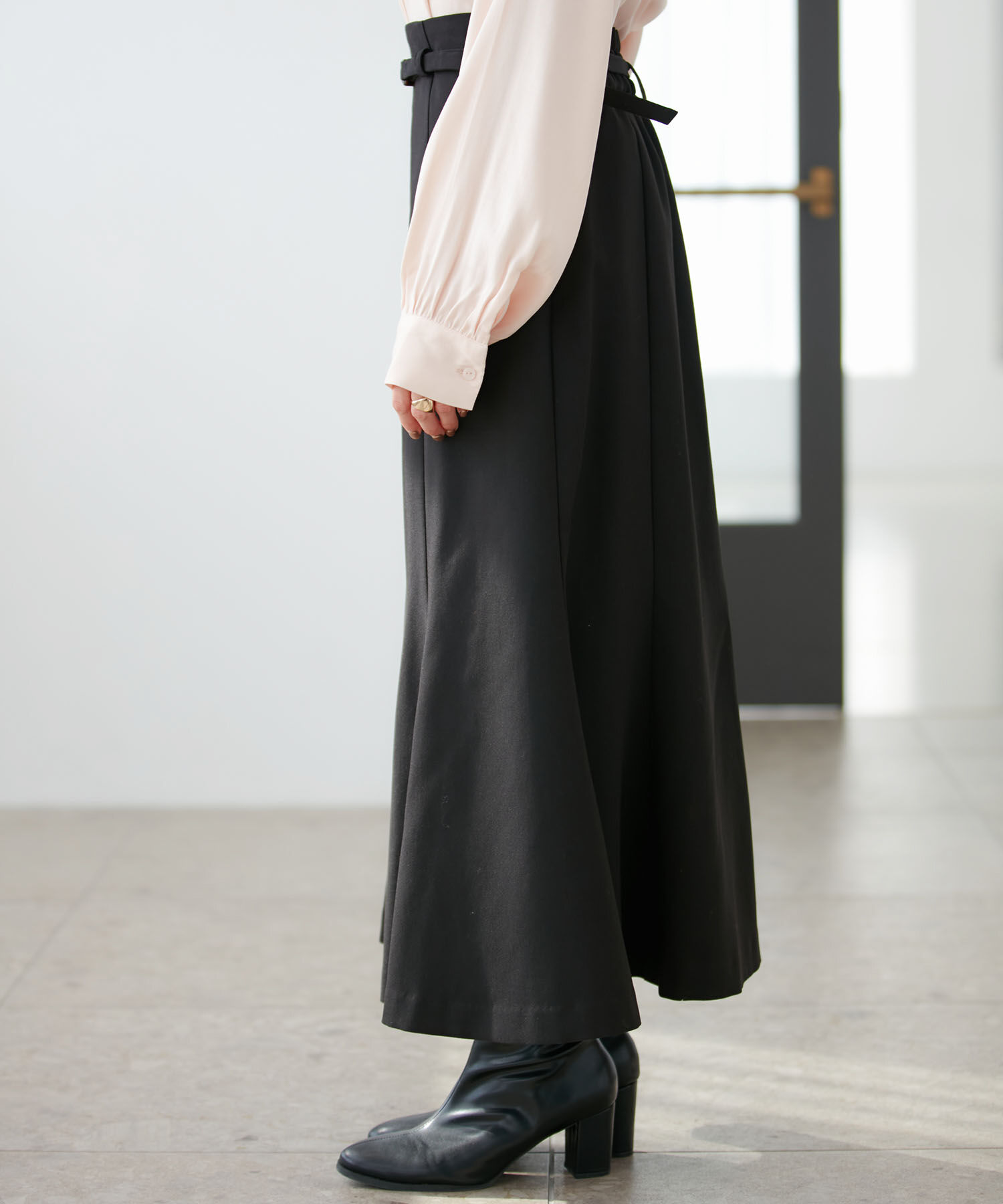 VIS「【洗える・防シワ】美easy裏起毛マーメイドスカート」|スカート|